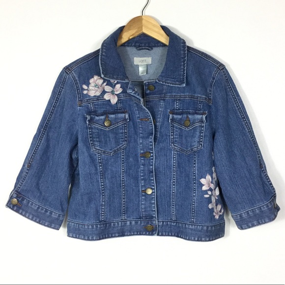 loft outlet denim jacket
